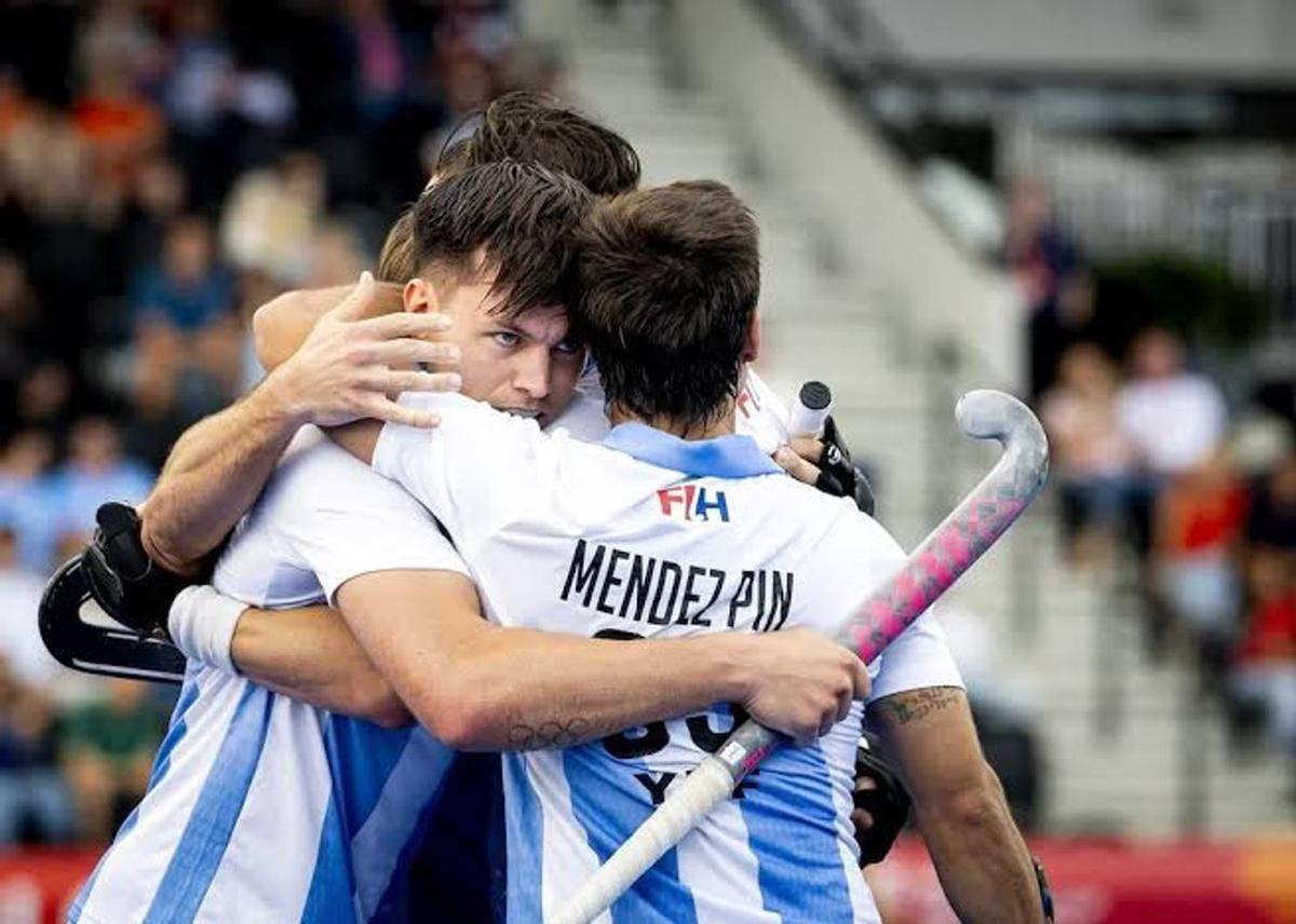 Los Leones golearon 7-1 a Nueva Zelanda y avanzaron en el Mundial de hockey